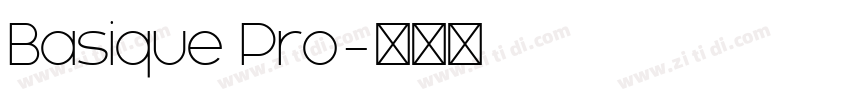 Basique Pro字体转换